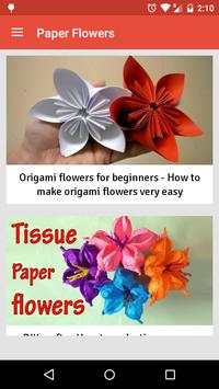 How to make paper flowers 1 تصوير الشاشة