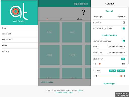 Audio Training EQ and Feedback screenshot 14