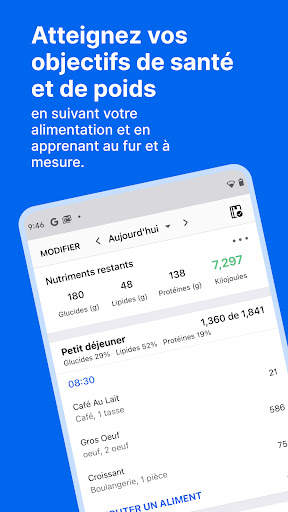 MyFitnessPal : macros & santé screenshot 1