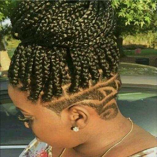Box Braid Undercut Hairstyles. स्क्रीनशॉट 7