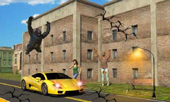 Angry Wild Gorilla City Attack screenshot 3
