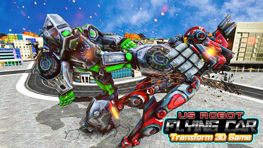 US Robot Flying Car Tansform 3D Game screenshot 1