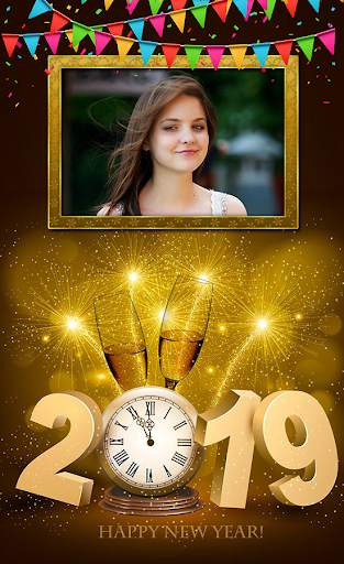 2019 New Year Photo Frames,Greetings screenshot 5