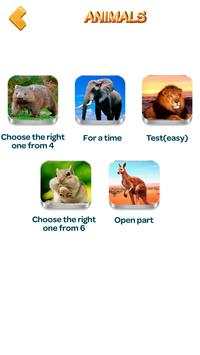 Animals: quiz. Mammals, Birds and Fish screenshot 2
