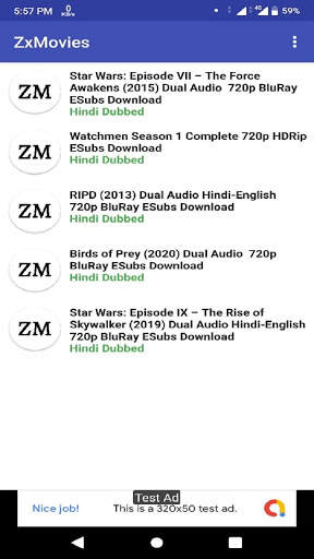 ZxMovies screenshot 1