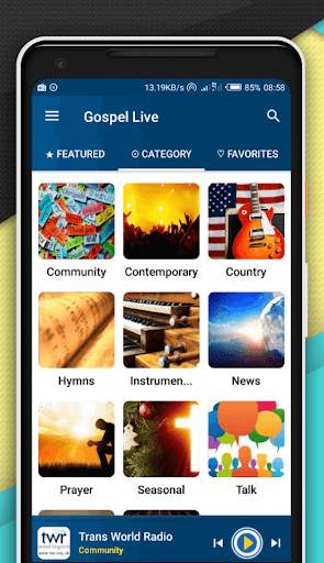 All Christian Radio stations App - Gospel Live screenshot 8