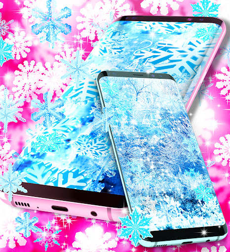 Snowflakes live wallpaper screenshot 5