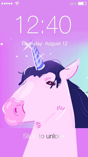 Unicorn PIN Screen Lock screenshot 1