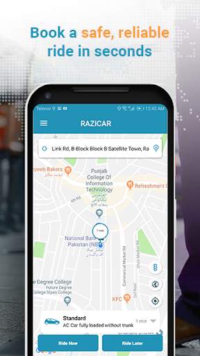 RAZICAR Captain-Car Booking App स्क्रीनशॉट 1