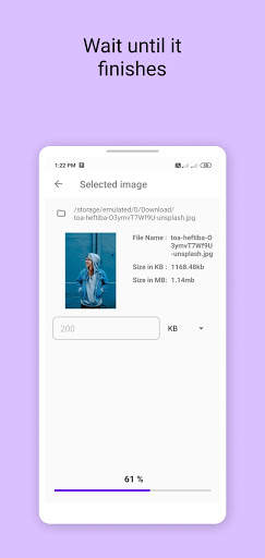 Image Compressor Lite | Size in kb &mb screenshot 4