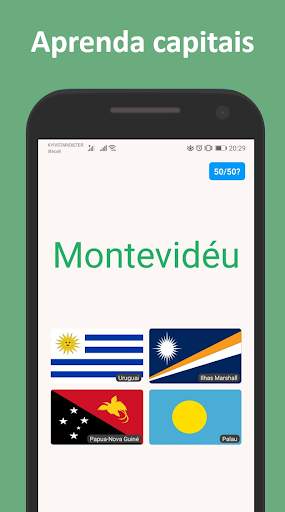 Bandeiras do mundo e Capitais screenshot 3
