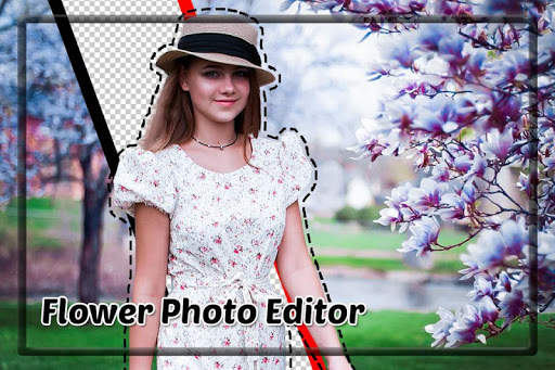 Flower Photo Frame : Cut Paste Editor screenshot 2
