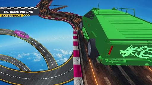 Cybertruck Stunts Driving Simulator: Racing Game screenshot 3