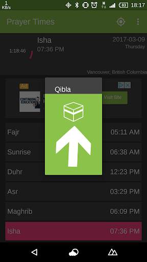 Prayer Times (Lite) screenshot 3