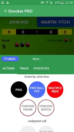 Snooker Score Counter screenshot 4