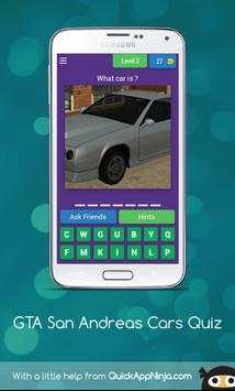 GTA San Andreas Cars Quiz screenshot 4
