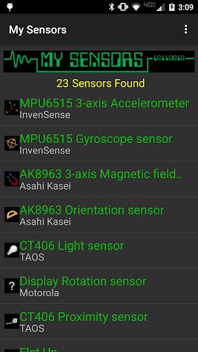 My Sensors screenshot 1