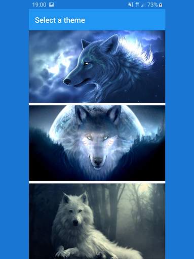 Neon Wolf Keyboard Themes screenshot 18