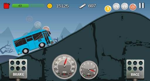 Little Bus and Police Car Hill screenshot 2