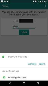 Finder - Find Any Number In Whatsapp Directly screenshot 4
