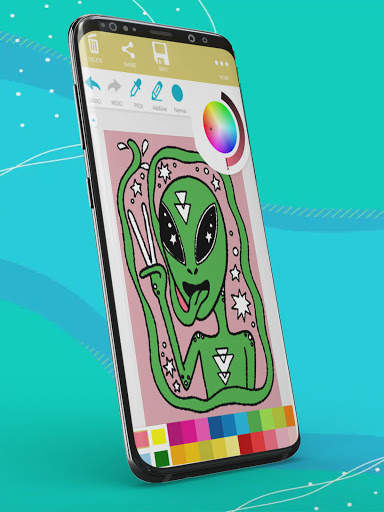 Galaxy - Astronauts Coloring Games screenshot 1