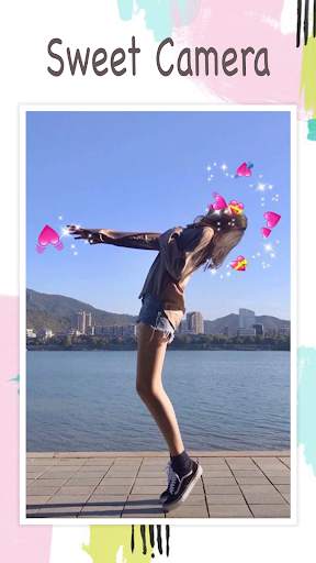 Live face sticker sweet camera screenshot 2