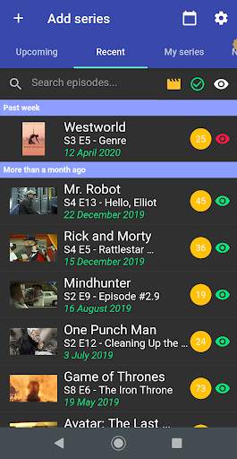 My Next Episode - Series Tracker screenshot 1