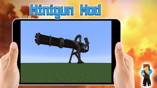 Minigun Mod for Minecraft PE screenshot 4
