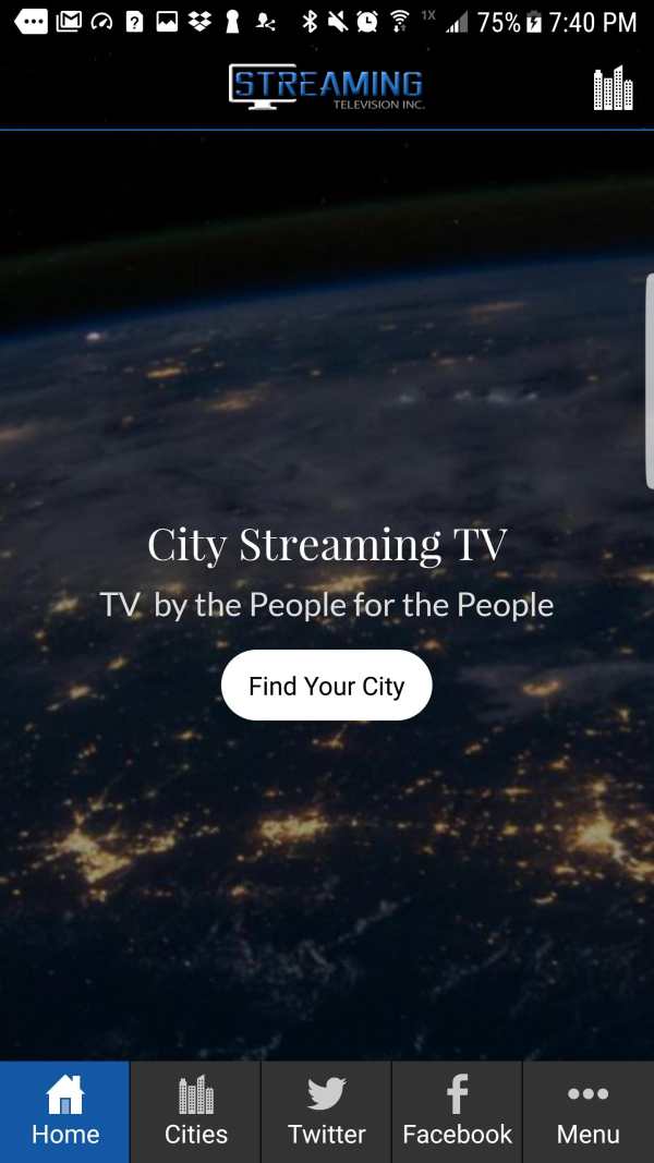 City Streaming TV Watch App screenshot 1