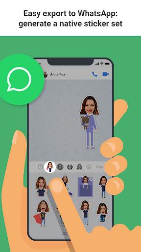 Emolfi Keyboard: selfie stickers for messengers screenshot 4