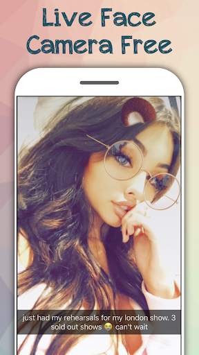 Live Face Camera Free cute & funny motion sticker screenshot 4