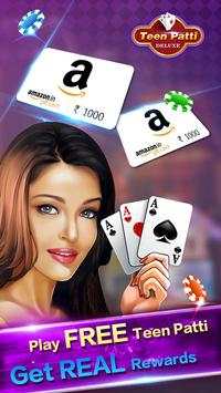 Teen Patti Deluxe-Real Rewards screenshot 1
