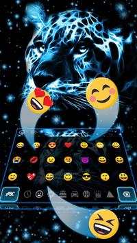 Neon Cheetah Keyboard Theme screenshot 3