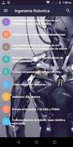 Ingenieria Robotica скриншот 2