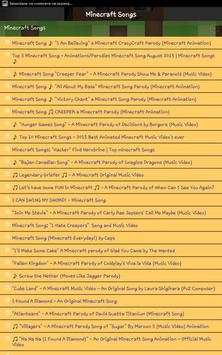 Songs Minecraft screenshot 4