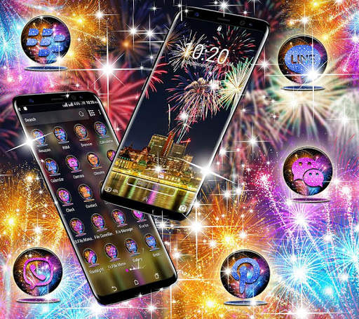 Happy New Year Launcher Theme screenshot 4