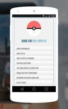 Guide for Pokemon GO screenshot 3