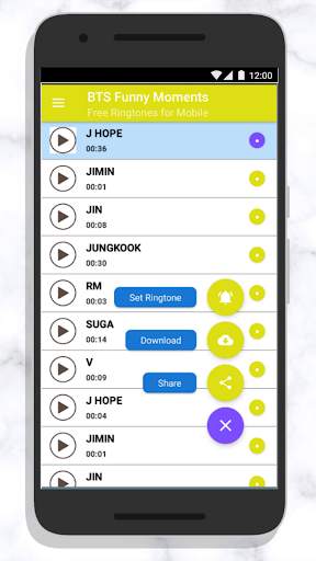 BTS Funny Moments Ringtones screenshot 1
