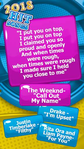 Guess The Song Lyrics Quiz 2018 screenshot 7