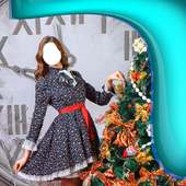 New Year Dress Photo Montage logo
