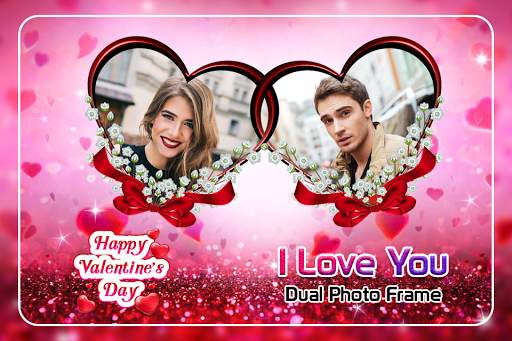 I Love You Dual Photo Frame 3 تصوير الشاشة