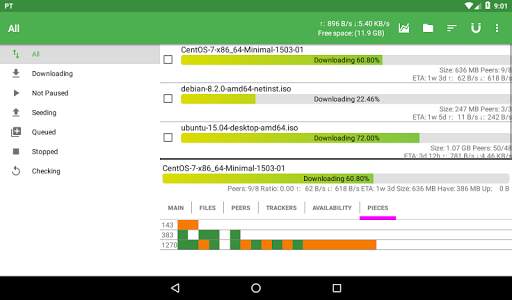 PTorrent Pro - torrent application screenshot 9