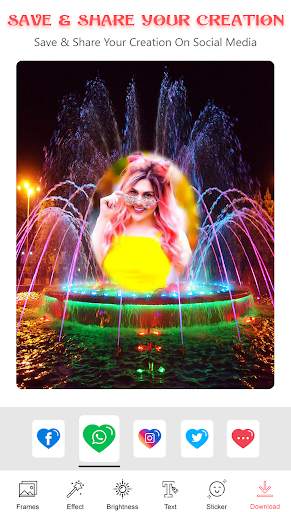 Water Fountain Photo Frame screenshot 6