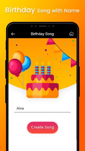 Birthday song with name screenshot 1