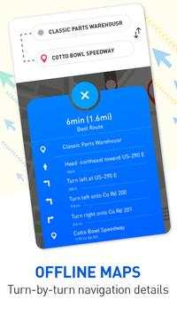 Offline Maps & Travel Navigation, GPS Route Finder screenshot 1