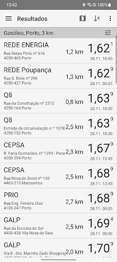 Preço de gasolina - Fuel Flash screenshot 1