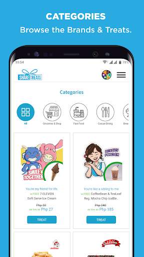 SHARE TREATS screenshot 2