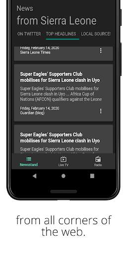 SaloneTube - News, TV & Radio from Sierra Leone screenshot 2