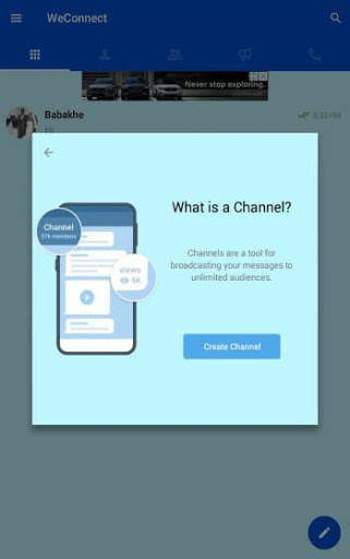 Weconnect : free chat and free calls (Telegram) screenshot 3