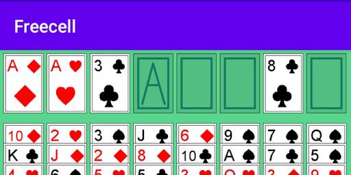 Freecell solitare 카드 게임 screenshot 2